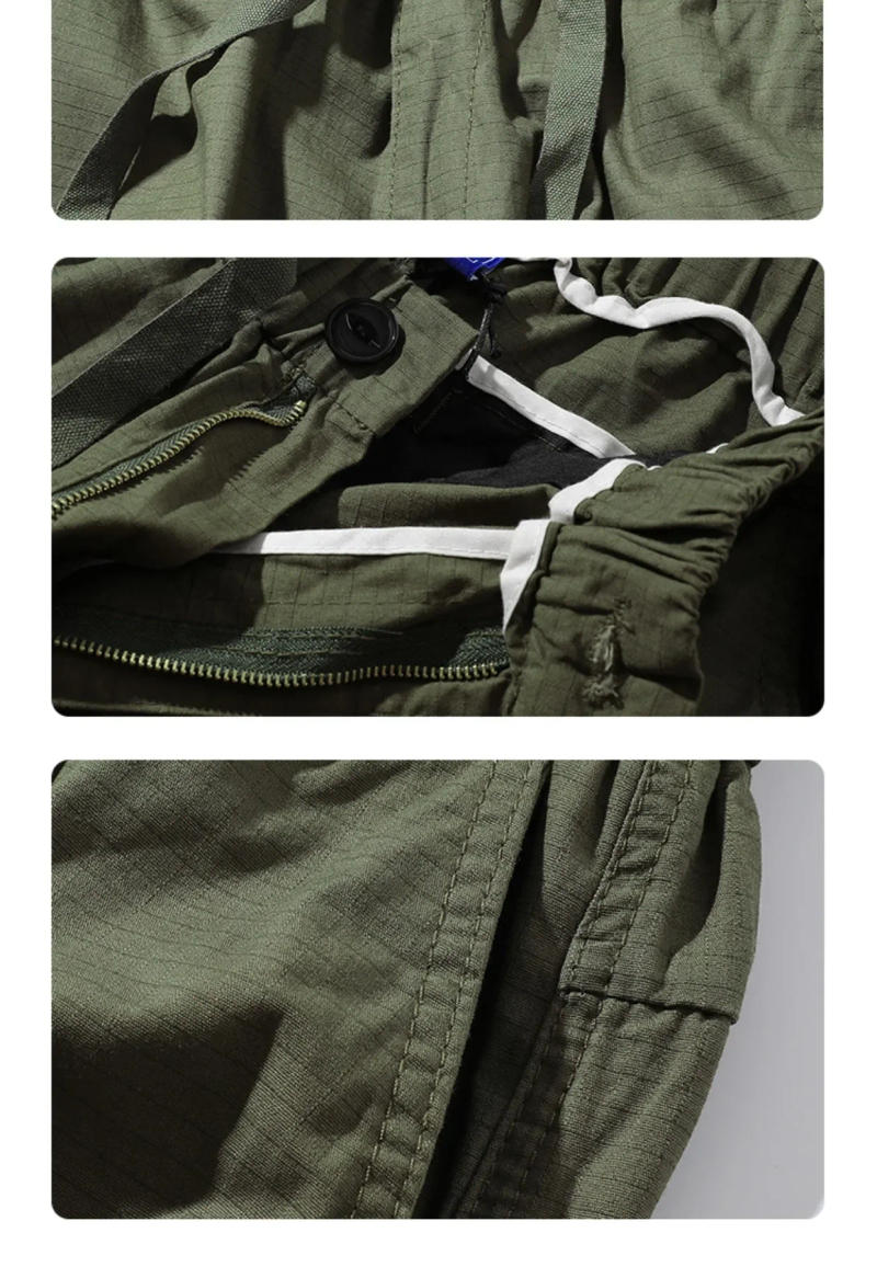 Description Picture 5 of itemAmerican Retro Multi-Pocket Cargo Pants Men and Women Street Fashion Loose Casual Drooping Wide-Leg Pants Mopping Floor