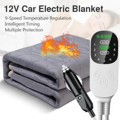 12V Car Electric Blanket Sleeper Warm Heater For Camping Trucks Off-road Vehicles Heated Blanket Seat Heating Pad warm