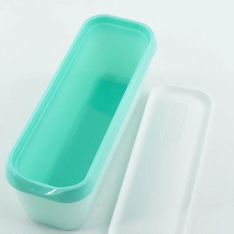 Description Picture 6 of itemIce Cream Storage Tub Rectangular Reusable Ice Cream Box Container Mold with Lid Kitchen Refrigerator Storage Home