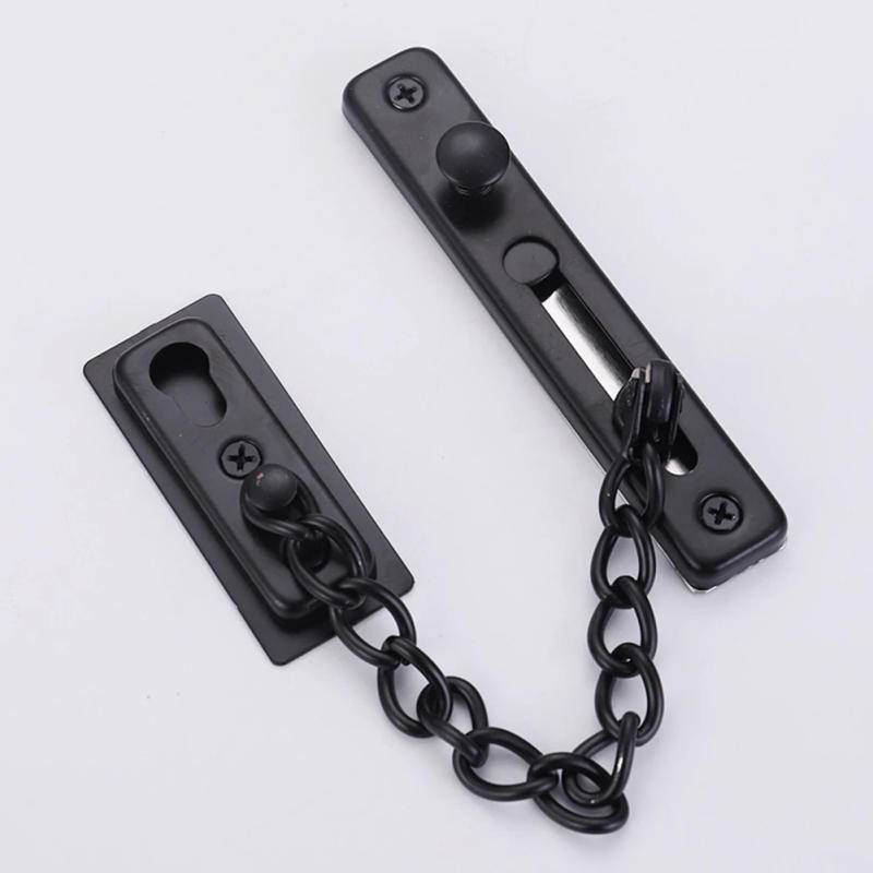 Description Picture 4 of itemDoor Chain Latch Bolt Stainless Steel Security Chain Guard Spring Anti Theft Hotel Room Heavy Duty Latch Hardware Accessories