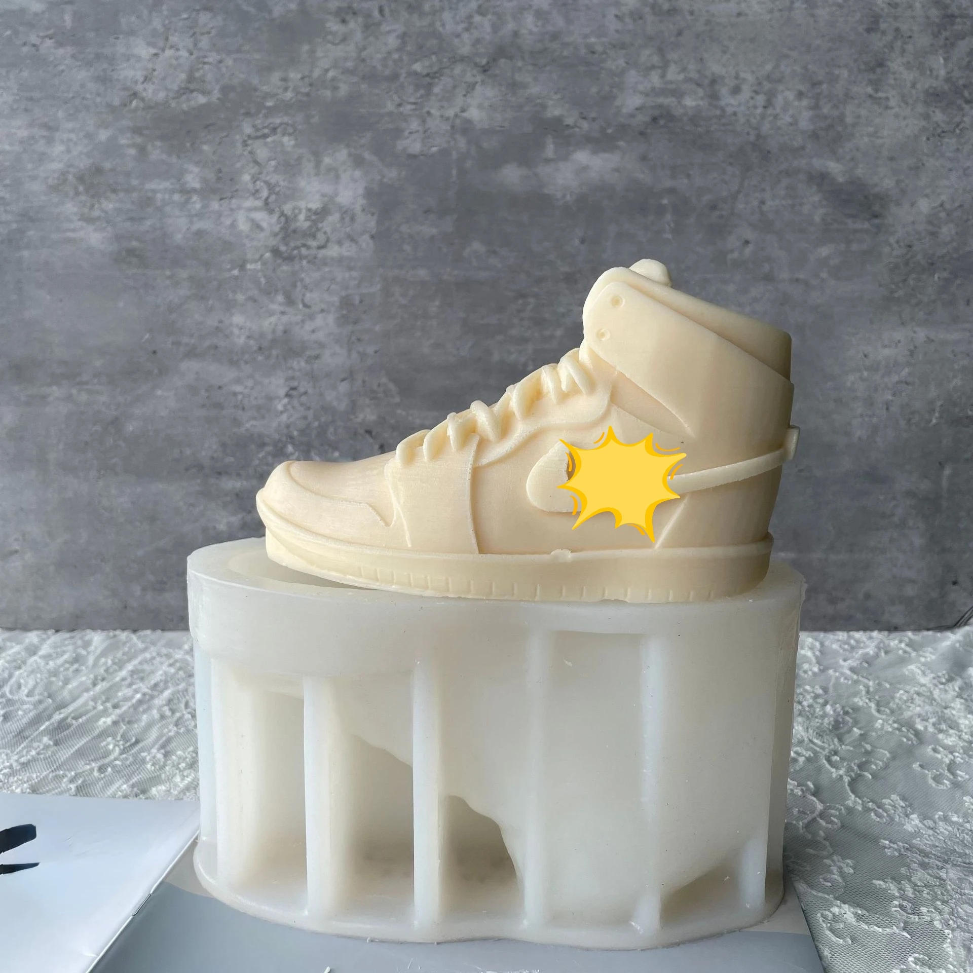Description Picture 2 of item3D Adult Model Shoe Shape Resin Mould boyfriend gift  Silicone Mold Candle Making Supplies Soap Making Products Silicone Mould