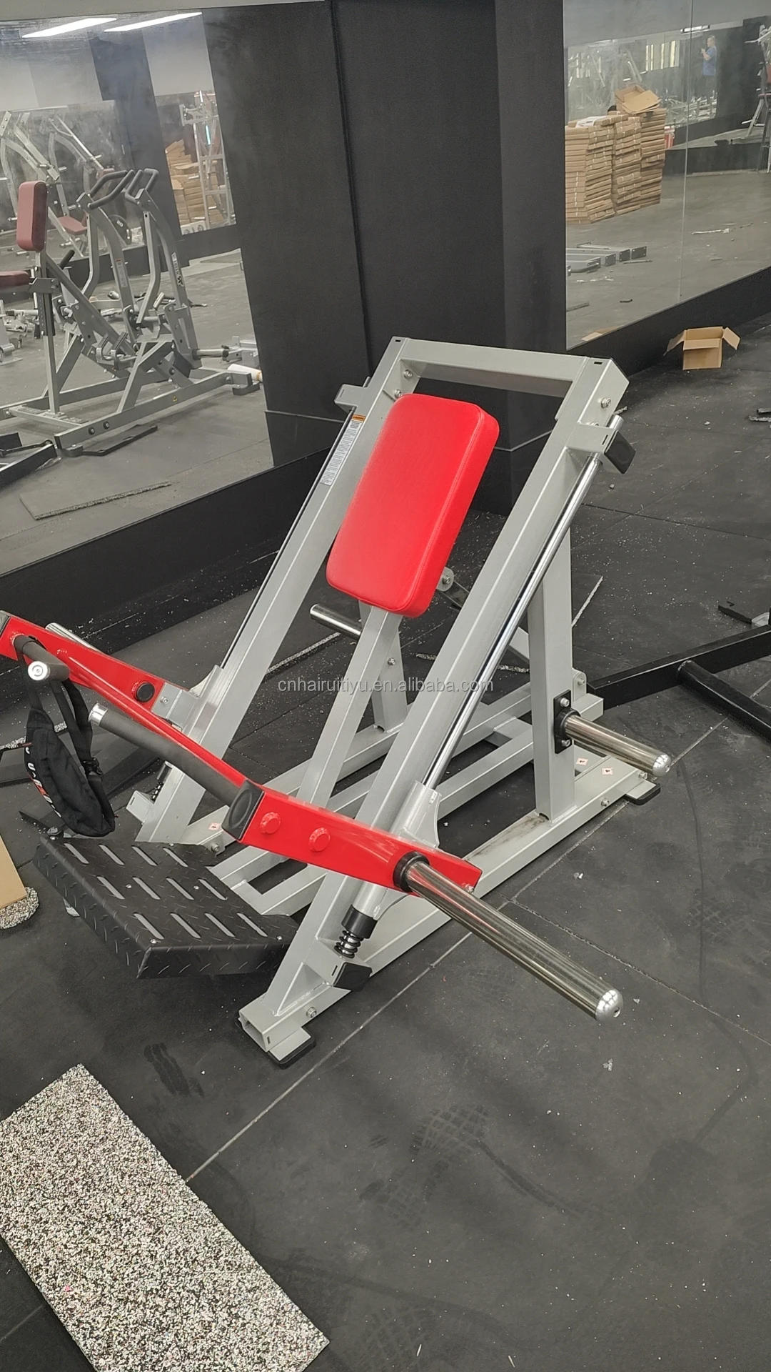 Description Picture 4 of itemLinear Rowing Machine Strength Gym Machine Plate Loaded Seated Row/ Body Exercise Equip Gym Fitness Lateral Seated