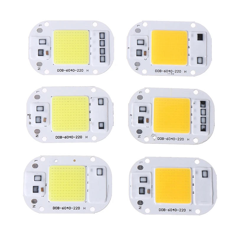 Description Picture 2 of itemLED Chip 20W 30W 50W AC110 220V Smart COB Lamp Beads LED Lamp Without Driver DIY Lampada Outdoor Chip Light Floodlight Spotlight