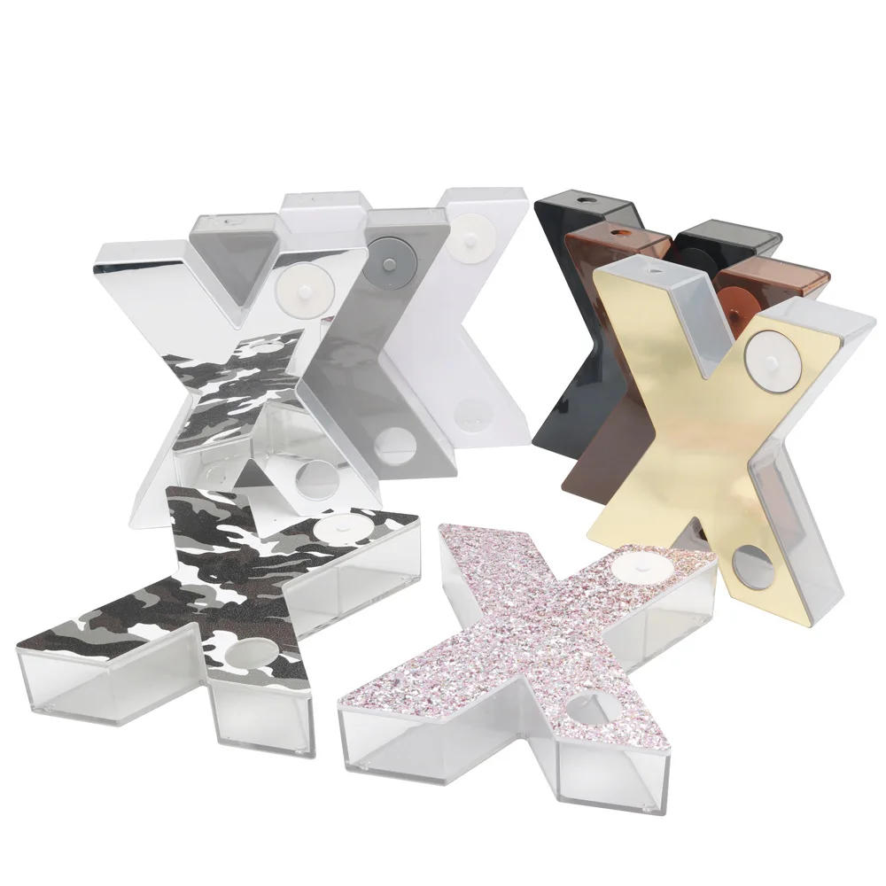 Description Picture 3 of itemR&R X Shape Hookah Set with LED Light Acrylic Narguile Complete Kit Silicone Bowl Water Pipe for Shisha Accessories Men Gifts