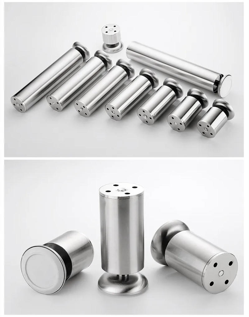Description Picture 3 of itemStainless Steel 1Pcs Cabinet Feet Thickened AdjustableTV Cabinet Feet Sofa Support Legs Bed Coffee Table Support Feet Table Feet