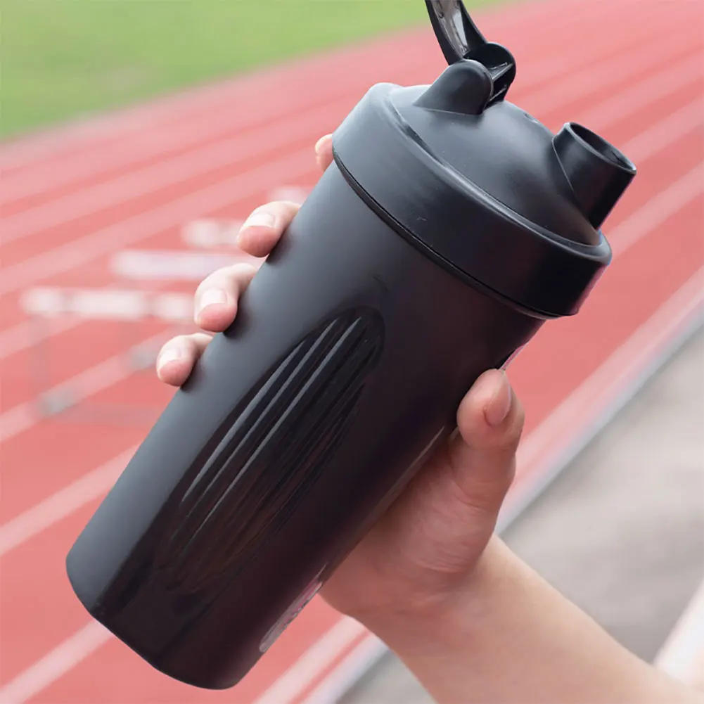 Description Picture 5 of item600ml Protein Powder Shaker Bottle Leak Proof Water Bottle for Gym Fitness Training Sport Mixing Cup with Scale Portable Cup