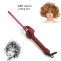 9mm Ceramic Wand Roller LCD Display Teddy Small Curling Iron Professional Hair Curler Iron For Short Hair Salon Styling Tools