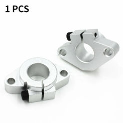 Aluminum alloy Guide Rod Horizontal Support Base Optical Axis Fastener Linear Bearing Fixed Support/Bracket shaft fixing seat