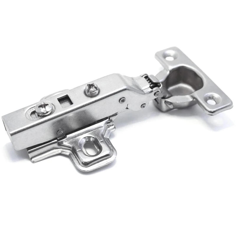 Description Picture 5 of itemRepair Plate Hinge Cabinets Hydraulic Type Non-fading Stainless Steel 2pcs 8.5*5.3cm Full Cover/half Cover/inline For Wardrobes