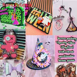 Halloween spooky Metal Cutting Dies Scrapbooking Photo Album Embossing Paper Card Crafts Halloween Layering Card