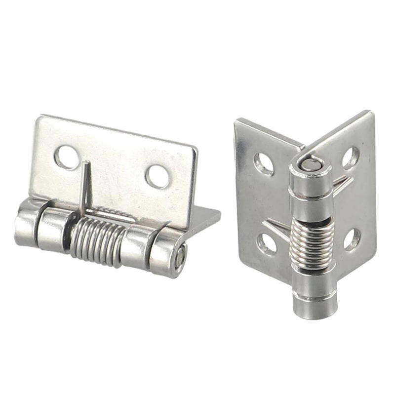 Description Picture 5 of item2 Pcs Self Closing Spring Hinge Stainless Steel Doors Hinge Cabinet Hinge Furniture Hardware Accessories /1/1.5/2/2.5/3/4inch