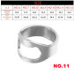 1pcs Silver NO.11