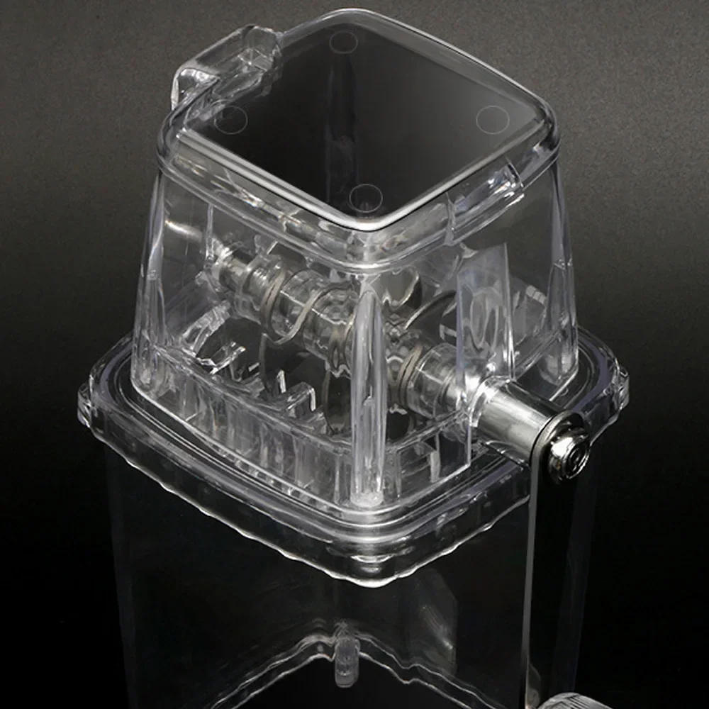 Description Picture 5 of itemMulti-function for Home Kitchen Bar Portable Hand Shaved Ice Machine Transparent Ice Blenders Tools Manual Ice Crusher