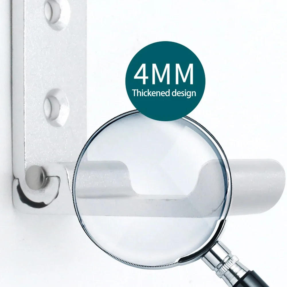 Description Picture 5 of itemFolding Wall Hook Hidden Robe Towel Coat Hook Stainless Steel Hook for Home Kitchen Bathroom Matte Gold Silver Black Hanger Hook