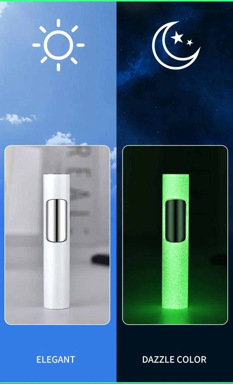 Description Picture 6 of itemNew Torch Luminous Lighter Jet Cigarette Cigar Accessories Pen Airbrush Butane Refill Metal Windproof LighterGadget gift for men