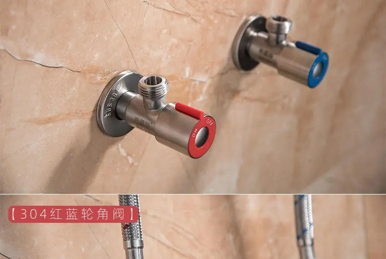 Description Picture 3 of item304 Stainless Steel Triangular Valve Water Stop Switch