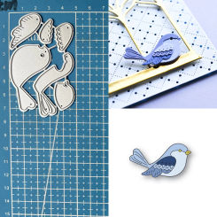 Lucky Goddess Metal Cutting Dies Nordic Bird Diy Scrapbooking Photo Album Decorative Embossing Paper Card Crafts