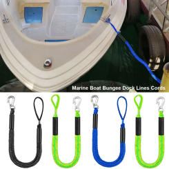 High Quality 4FT Kayak Boat Bungee Elastic 3 Colors Watercraft Sea Doos Jet Ski Pontoon Canoe Docking Rope Outdoor Accessories