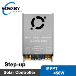 EOEXBY MPPT 450W Booster Solar Controller 12V~50V  Step-up Charging For 24V36V48V60V72V LiFePO4 Lithium Lead-acid Gel Battery