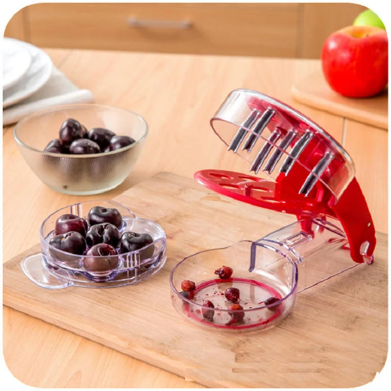 Description Picture 2 of itemCreative Cherry Pitter Cherry Core Stone Remover Machine Fruit Corer Kitchen Tool