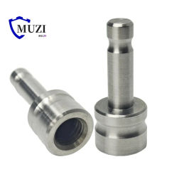 10pcs Aluminum Survey Adapter for Leica Prism GPS Total Station 5/8" X 11 Female Thread To Dia.12 Mm Pole Fit Snap-On Prisms