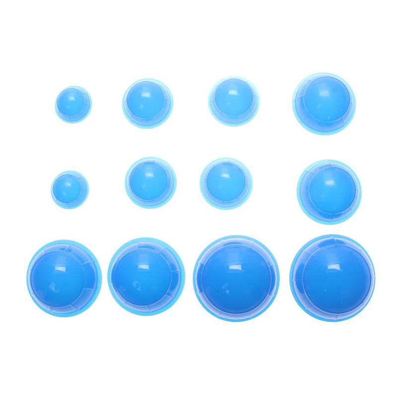 Description Picture 5 of item12pcs Silicone Vacuum Cupping Set Massage Acupoint Cans Rubber Full Body Different Size Jar Relaxation