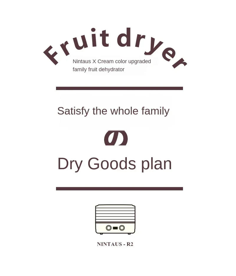 Description Picture 4 of item5-layer intelligent fruit dryer fruit dryer household small automatic meat fruit flower tea dehydration pet snack dryer