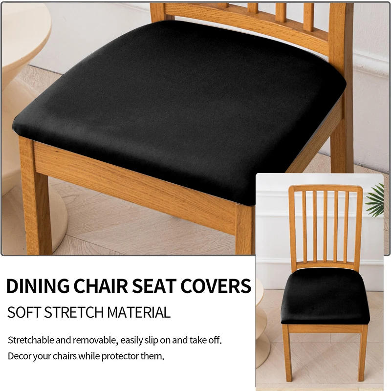 Description Picture 6 of itemWaterproof Seat Covers for Dining Room Elastic Chairs Covers Dining Chair Cover Washable Seat Case for Kitchen,Hotel,Restaurant