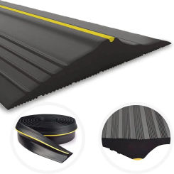 Anti-Slip Threshold PVC Rubber Bottom Bumper Strip Garage Door Seal Weather Stripping