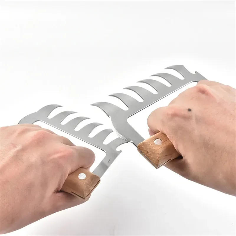 Description Picture 6 of itemBBQ Accessories, Meat Shredder, Pulled Pork Puller, BBQ Fork, Bear Claw, Vegetable Slicer, Cutters, Beer Cooking Tool
