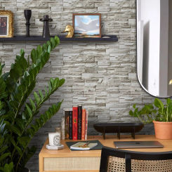 Stone Peel And Stick Wallpaper Faux Brick Vinyl Self-adhesive 3D Wallpaper For Bedroom Living Room Walls Home Decoration Sticker