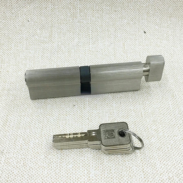Description Picture 3 of itemDoor Cylinder 100cm Security Copper Door Lock Cylinder Interior Bedroom Living Lock Handle 5 pcs Brass Key Locking