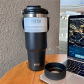 black with coaster