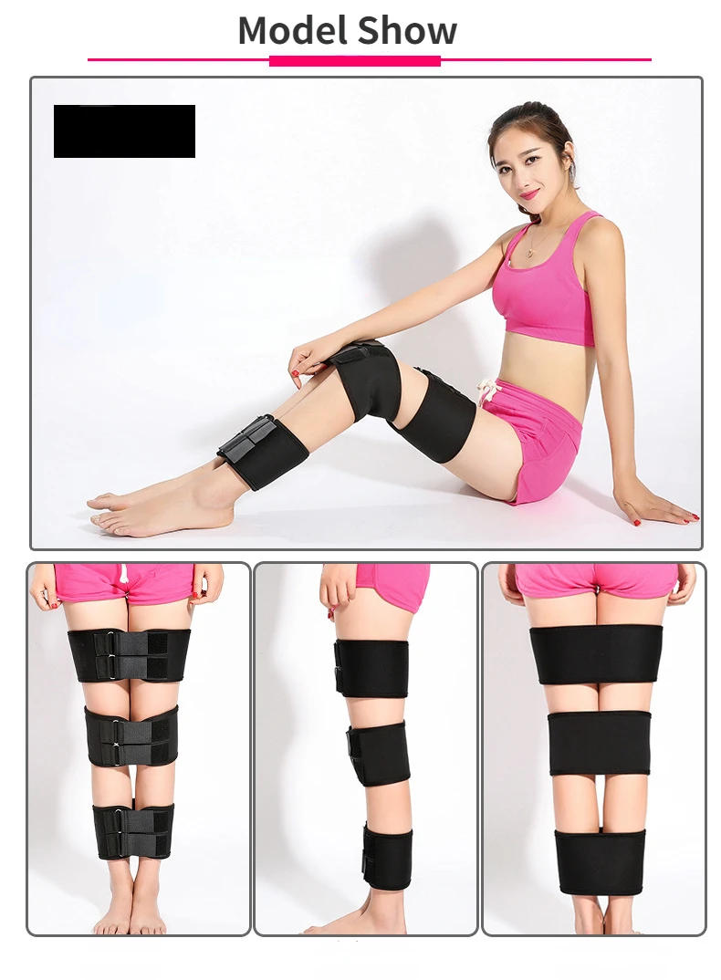 Description Picture 6 of item3pcs/set Effective O-leg X type leg bowed Legs Knee Valgum Straightening Correction Band Posture Corrector Beauty Leg Band Belt