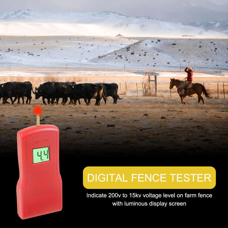 Description Picture 3 of item200-15000V Electronic Fence Voltage Tester Ranch Fence Voltage Meters Cattle and Sheep Farm Ranch Garden Fence Voltage Sensor