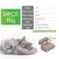 34PCS Bag