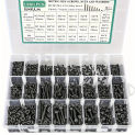 1260pcs Metric Bolt Assortment  Upgraded Zinc Plated Hex Socket Head Cap Machine Screws, 12.9 Alloy Steel Bolts