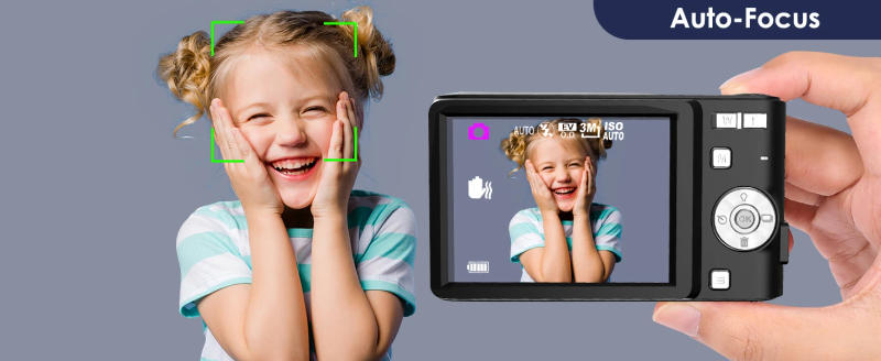 Description Picture 6 of itemUpgrade Digital Camera, Autofocus 50MP FHD 1080P Camera for kids with 16x Zoom Anti Shake, Compact Camera