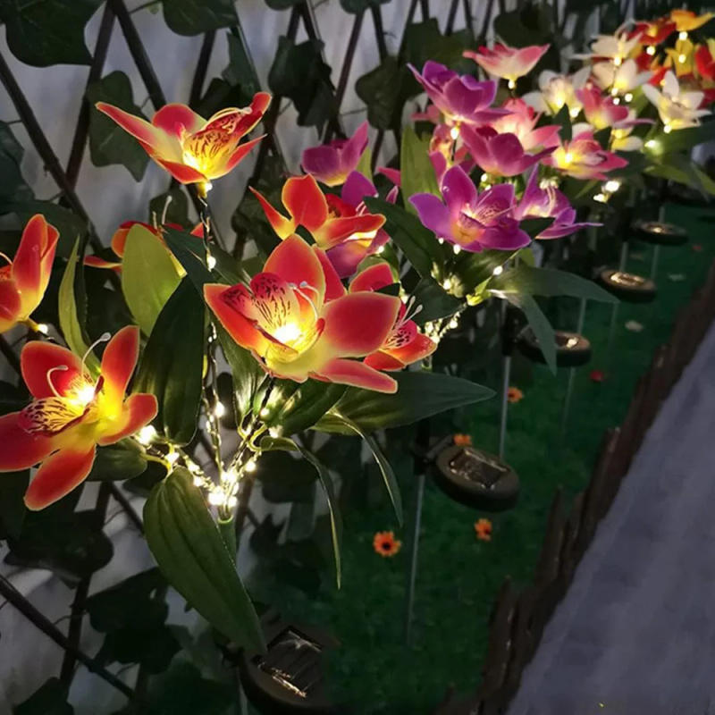 Description Picture 6 of item7 Heads Solar Lights Simulation Sunflower Light Garden Lawn Flower Lights Waterproof Outdoor Landscape Lamp Christmas Home Decor