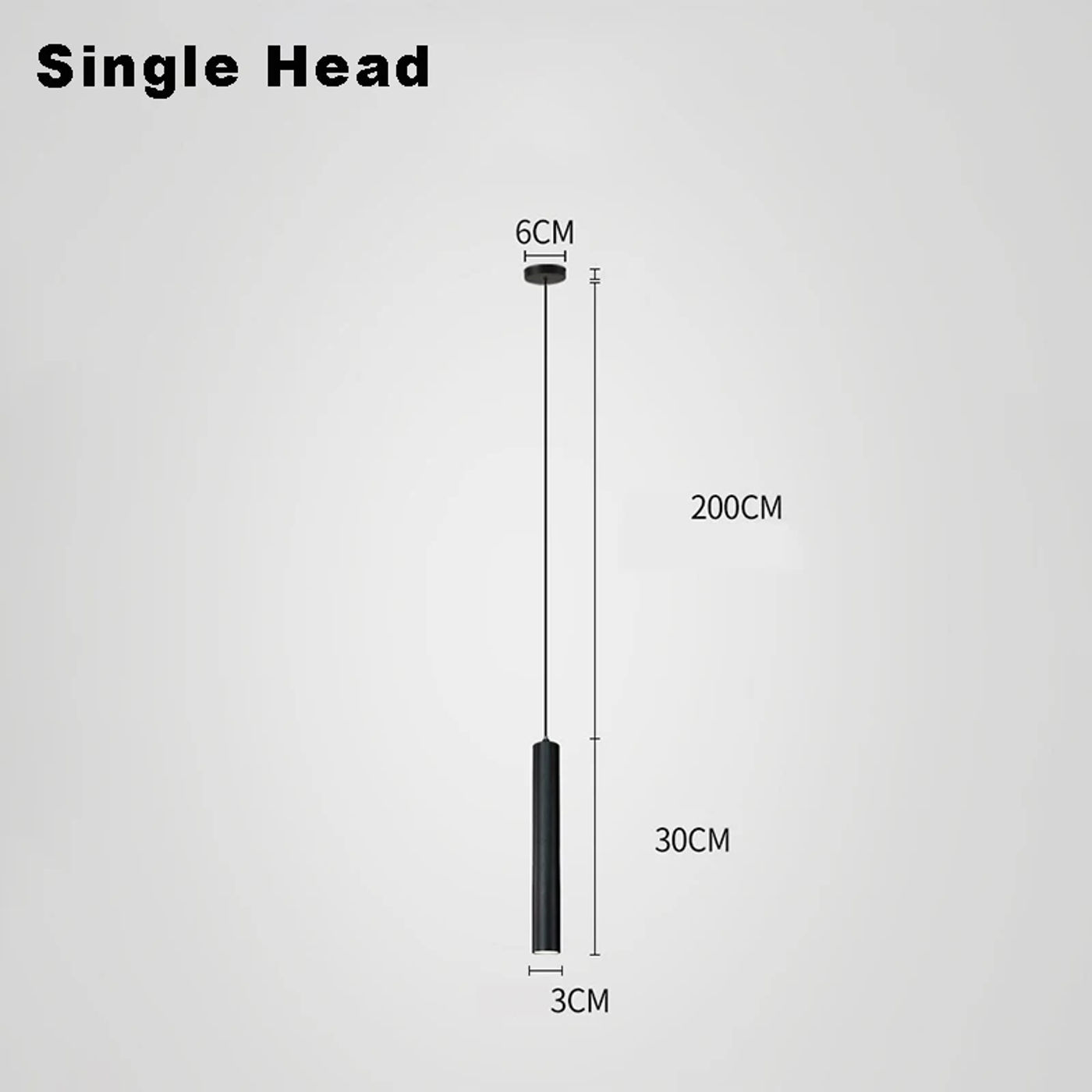 Description Picture 6 of itemModern Nordic Led Pendant Lamp Double head Pendant Light Dining Room 2m Hanging Lamp Pipe Decora Cylinder Pipe Line chandelier