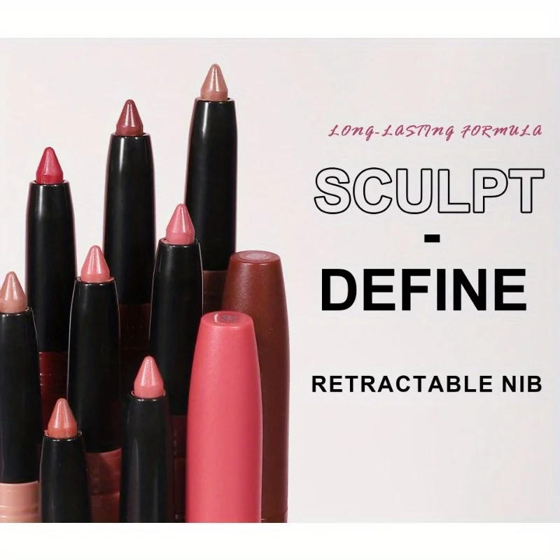 Description Picture 5 of itemMatte Lipliner Pencil Waterproof Nude Purple Lipstick Pen Matte Velvet Lip Liner Pen Contour Make Up Sexy Lasting Lips Cosmetics