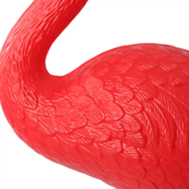 Description Picture 6 of itemYard Art Ornament Lawn Party Cake Topper Bird Statue Figurine Flamingo Garden Stake for Planter Hallway Sidewalks Home Flowerpot