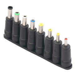 8Pcs AC DC 5.5X 2.1 MM Female Jack Plug Adapter Connectors TO 6.3 6.0 5.5 4.8 4.0 3.5mm 2.5 2.1 1.7 1.35mm Male Power Adaptor