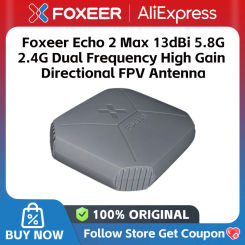 Foxeer Echo 2 Max 13dBi 5.8G 2.4G Dual Frequency High Gain Directional FPV Antenna Linear Polarization for RC Airplane FPV Drone