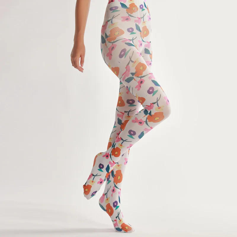 Description Picture 3 of itemHarajuku Tattoo Pattern Pantyhose Female Fashion Stocking Party Pants For Women Pantyhoses Lolita Cute Kawaii Tights