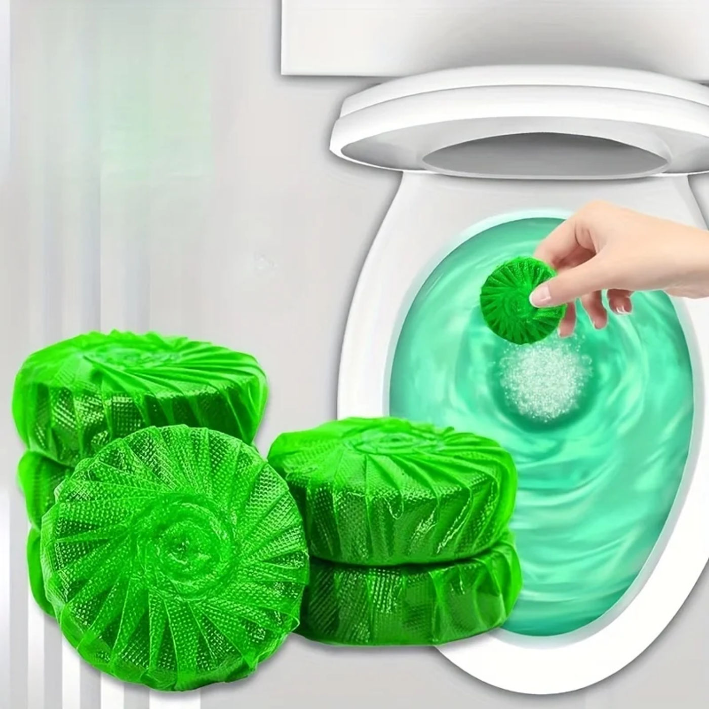 Description Picture 2 of itemFoam Toilet Cleaner with Deodorizing Fragrance,Multi-Function Automatic Toilet Cleaner,Apple Scented Automatic Toilet Cleaner