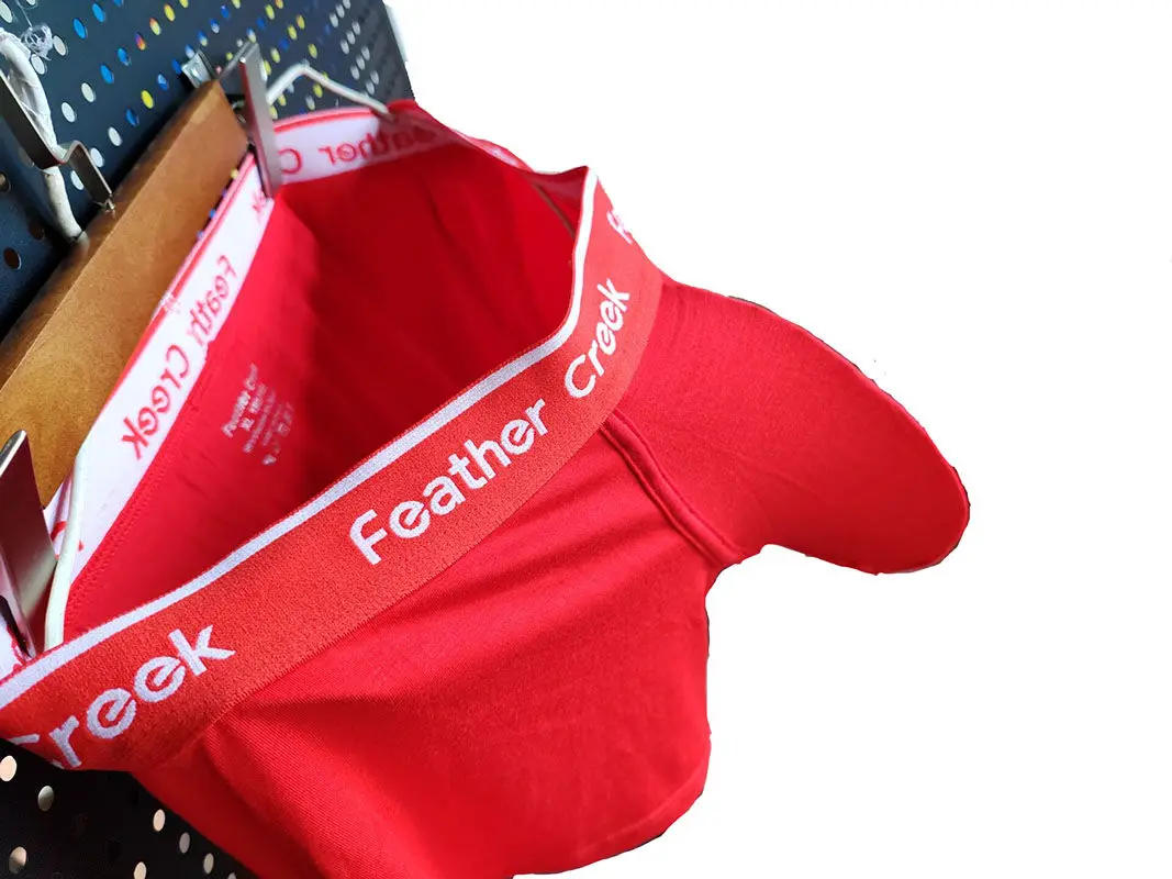 Description Picture 2 of itemMan Bulge Pouch Underwears Super Big U-Concex Boxers Elastic Modal Crotch Pockets Lingerie Low Waist Briefs Enhancing Underpants