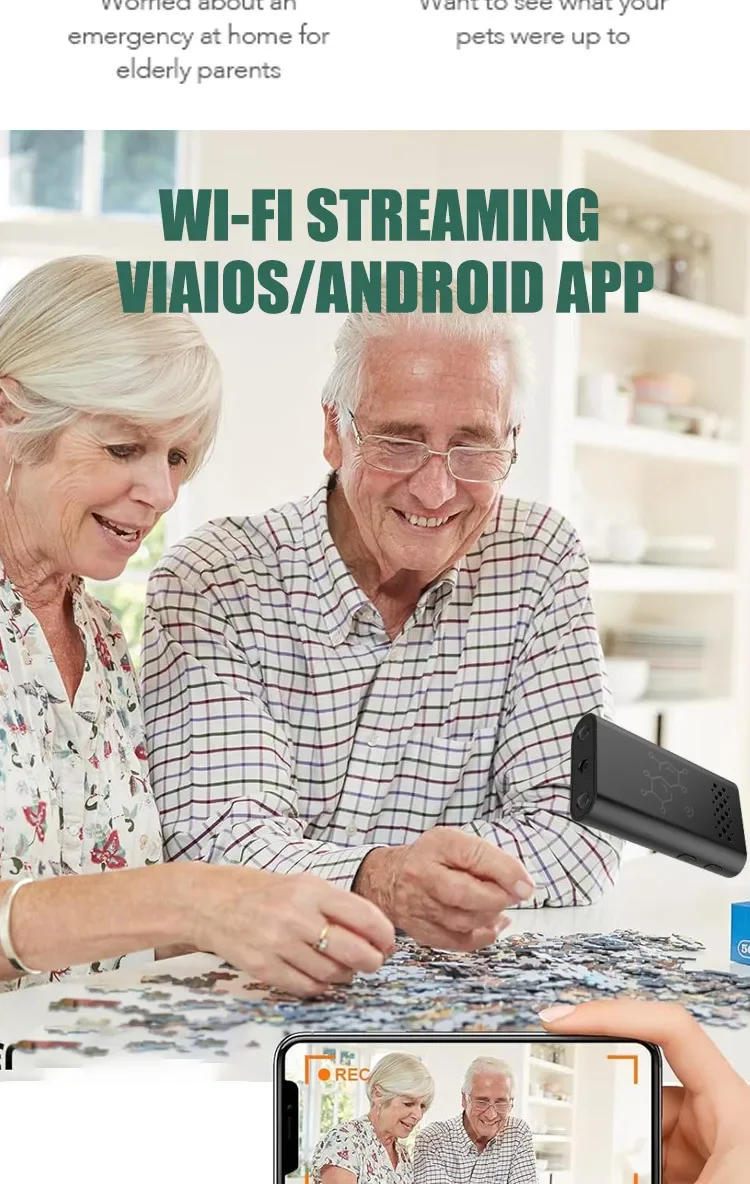 Description Picture 6 of item1080P HD Subminiature Camera Smart Home Security Protection Micro Ip Camcorders IR Night Vision Remote Monitoring Mini Cam Wifi