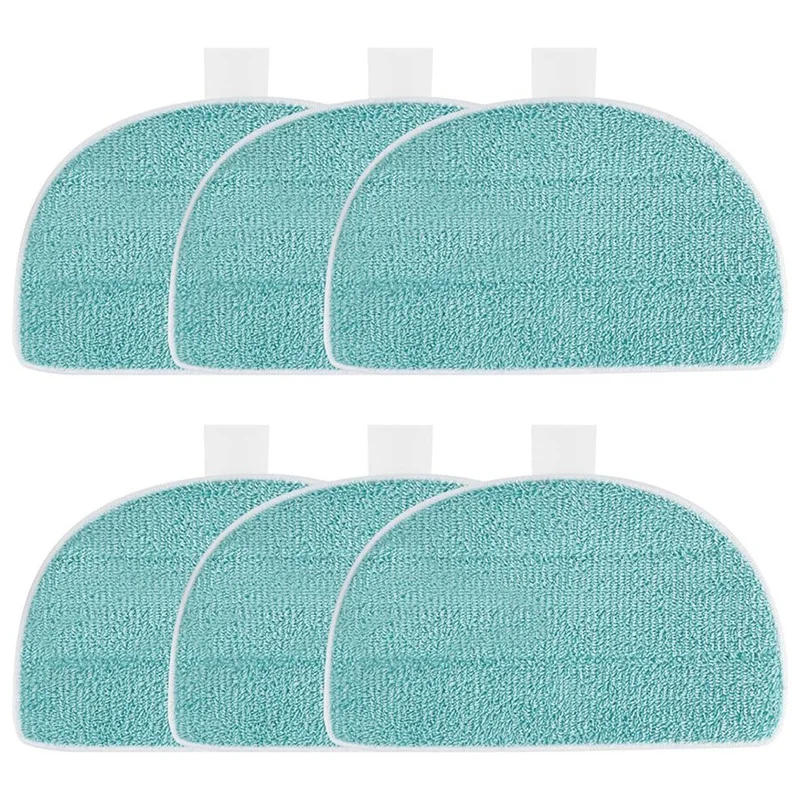 Description Picture 3 of item6 Pack Mop Pads For Leifheit Clean Tenso Power 2.0 Steam Cleaner,Microfiber Steam Mop Replacement, Steam Broom Mop Cover