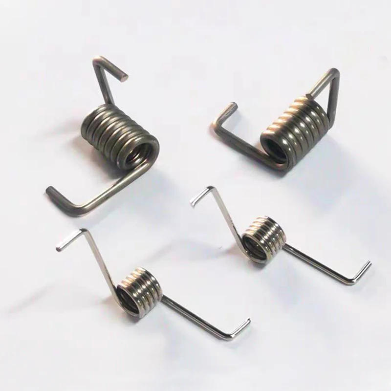 Description Picture 4 of itemCreamily 2PCS Double Torsion spring Wire Diameter=2.0mm Out Dia=20mm Feet Length 55mm 3 Coil 90 Degrees Strong Torsional Spring